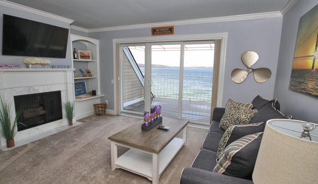 307 Water Street | Lake Charlevoix Views | Fireplace | Private Patio