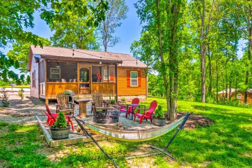 50-Acre Farm w/Fishing Pond! Cabin in Brownsville