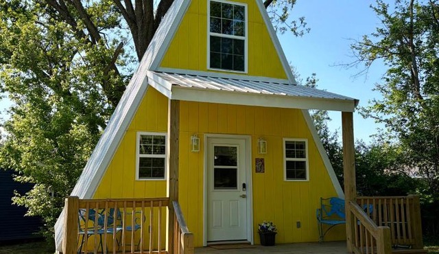 A-Frame at Inspiration Village on Boulder Creek