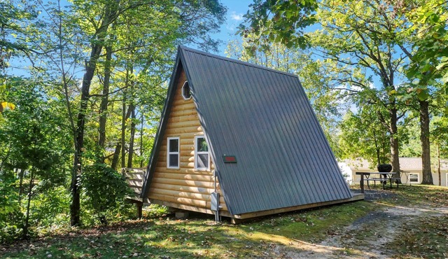 A-Frame Tiny House Tucked into the Northwoods in Walker