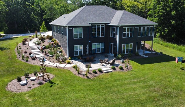 A Private Retreat Near Road America, Walk to Downtown Elkhart Lake, Sleeps 12