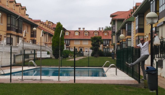 Apartment with pool in Comillas