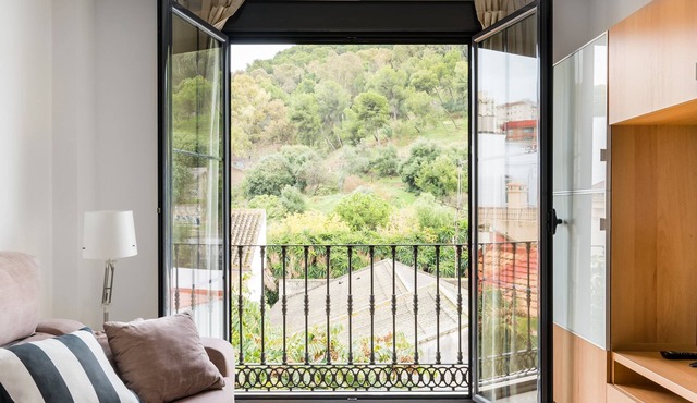 APT Malaga Center with PARKING and VIEWS of Gibralfaro in Málaga
