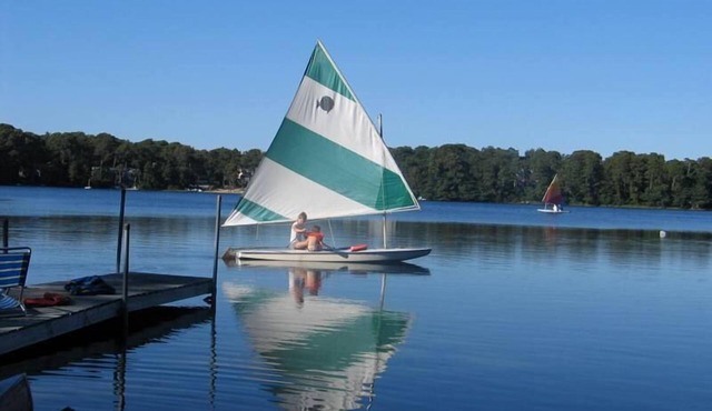 Avoid crowds with private lakefront beach perfect for large groups! in Harwich