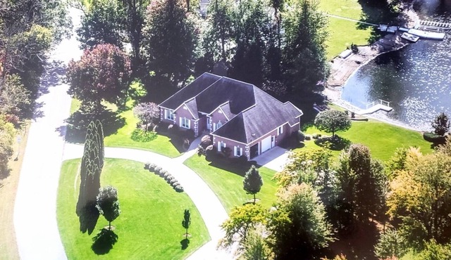 Beautiful lake front home on Lake Camelot.