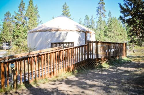 Bend-Sunriver Camping Resort Wheelchair Accessible Yurt 13 in Sunriver