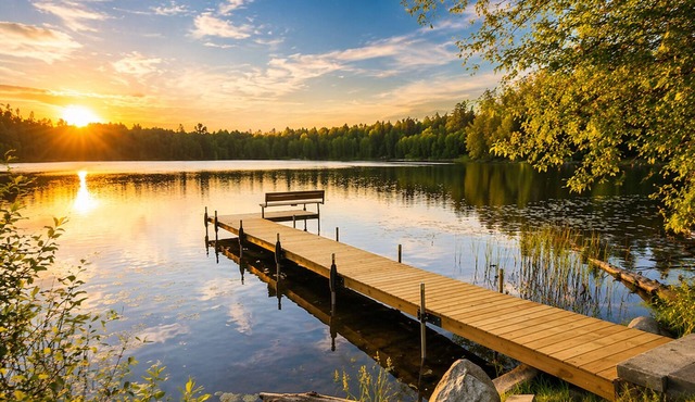 Butternut Lake Front Home, sleeps 6