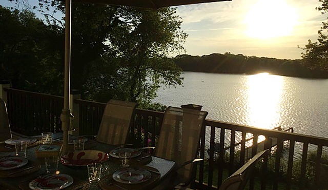 Calming Waterfront Home With Dock on Lake Wequaquet with Beach Pass in Barnstable