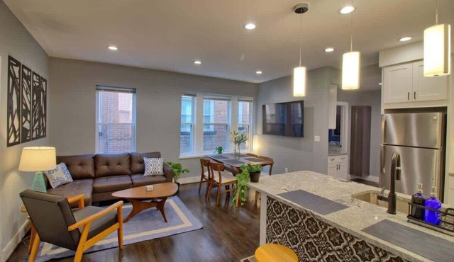 Chic 3BR Gem | TG Park | Patio+Yard+W/D+Workspace