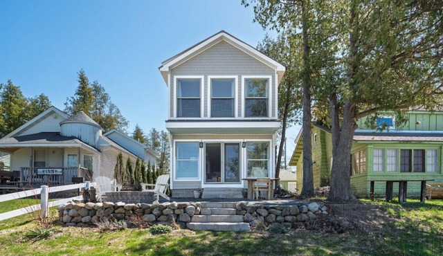 Crystal Lake East End Retreat with Dock, Hot Tub & Sunset Views