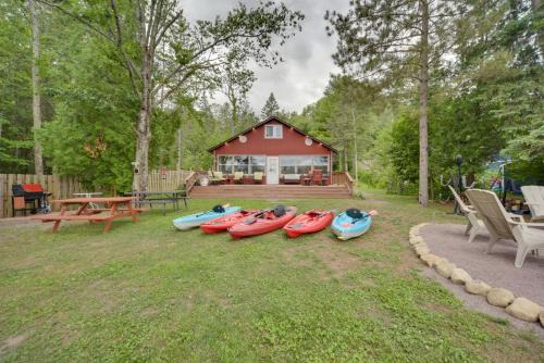 Dock, Kayaks & Fire Pit: Solon Springs Lake Escape