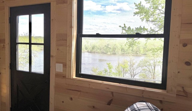 Eagles Landing Riverfront Rental nestled on 5 private acres on Wisconsin River