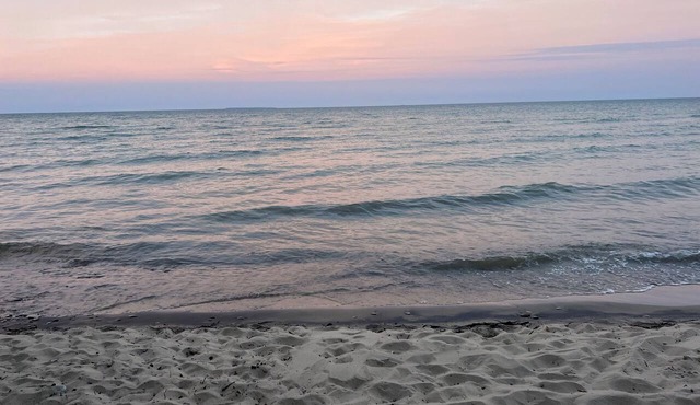 Enjoy a Lake Huron view less than a minute walk to the beautiful sandy beach.