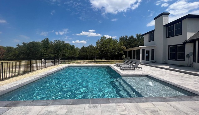 Experience Elegance at our Luxury Ranch with New Pool & Deck in Celina