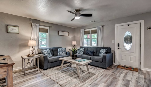 Home away from Home with amenities & private fenced yard. Walking distant to OSU in Stillwater