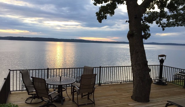 Incredible sunrises await you as you drink coffee and overlook the main lake.