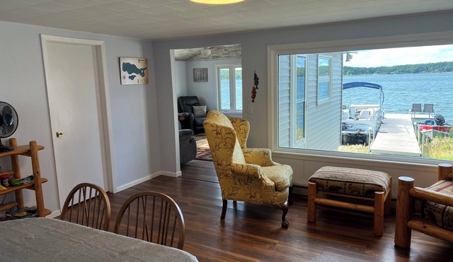 Lake Shamineau Retreat with private beach and dock!