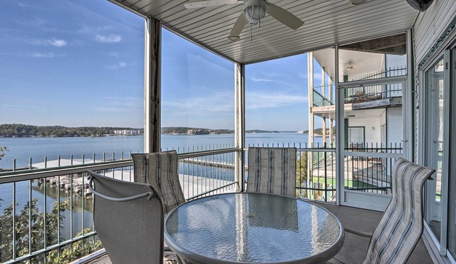 Lake-View Pool + Boat Slip! Ozarks Condo
