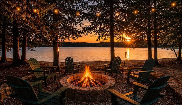Lakefront Cabin: Pet-Friendly Retreat w/Firepit