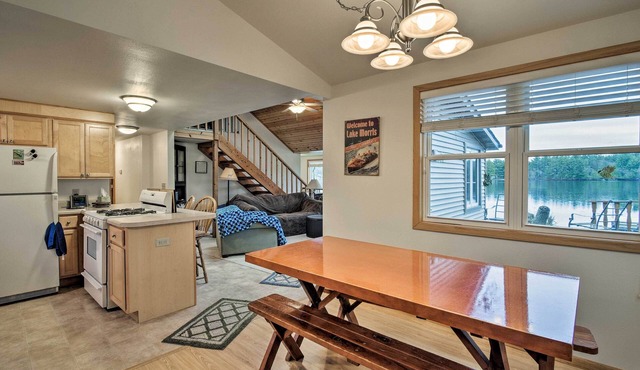 Lakefront Home w/Seasonal Dock - 2 Mi to Skiing!