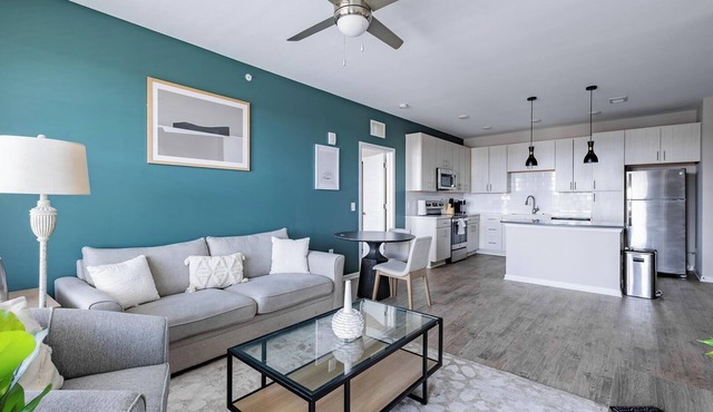 Landing | Stylish 2BD, Yoga Studio, Gym