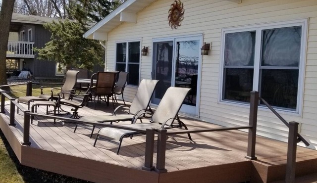 License 2135 Alexandria area lake home is ready for summer or winter adventure.
