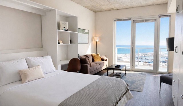 Luxury Penthouse Apt Near Brady St with Balcony and Lake View
