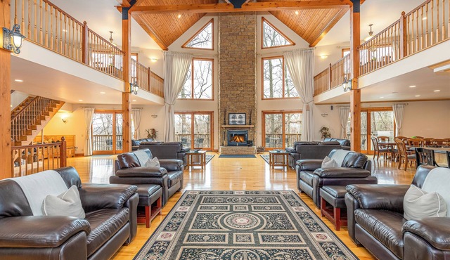 Premier 8 BR Home-The Eagle's Nest! Hot Tub, Game Room, Fire Pit!