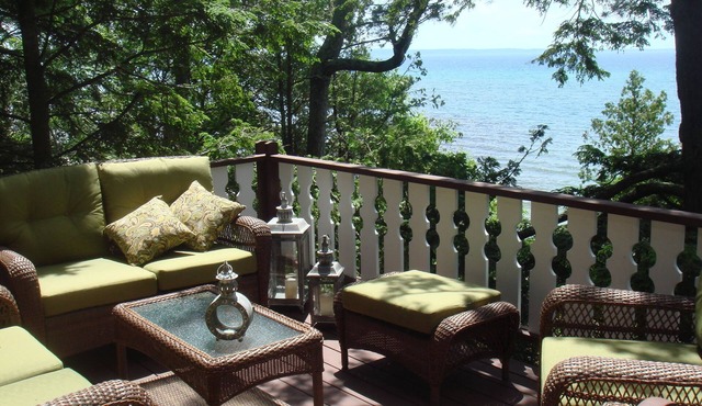Private Lake Michigan Beach Sunset Views Sleeps 8
