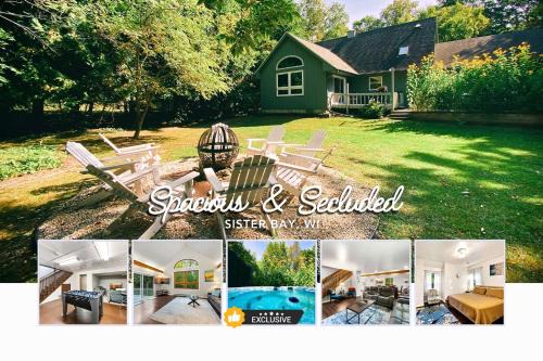 Serene Cabin with Beautiful Outdoor Space in Sister Bay, Wisconsin