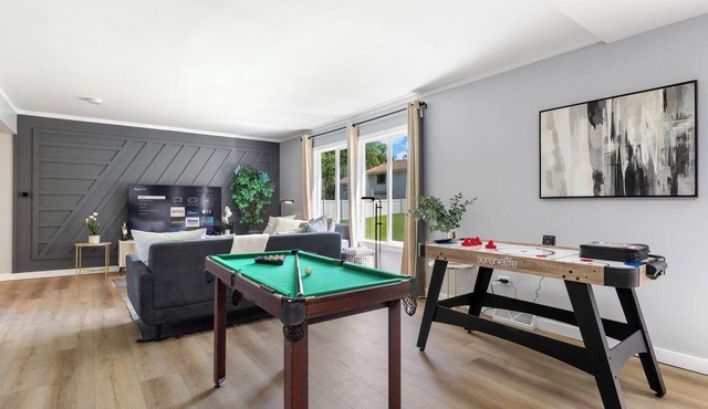 Spacious 4BR Home with Game Room and Free Parking