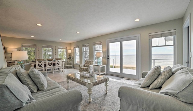 Spacious, Peaceful Lake House w/Sandy Beach