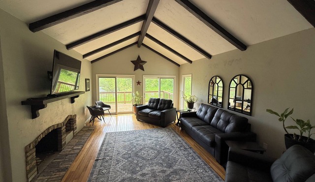 Spacious villa in Cannon Falls on a scenic river with nature views.