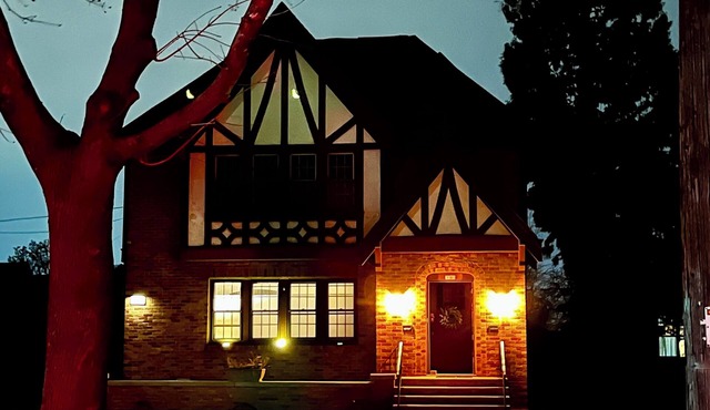 Walk to the Waves: Tudor Living Blocks from the Lake & Zoo