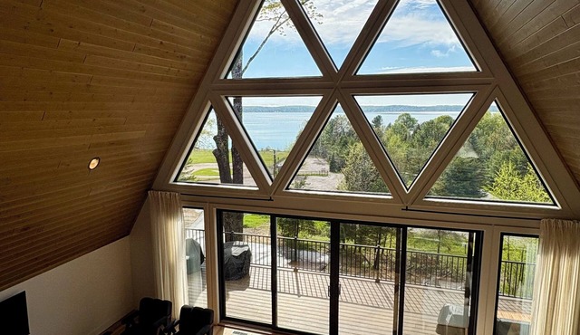 Welcome to Torch Hill A-Frame, perched above iconic Torch Lake.