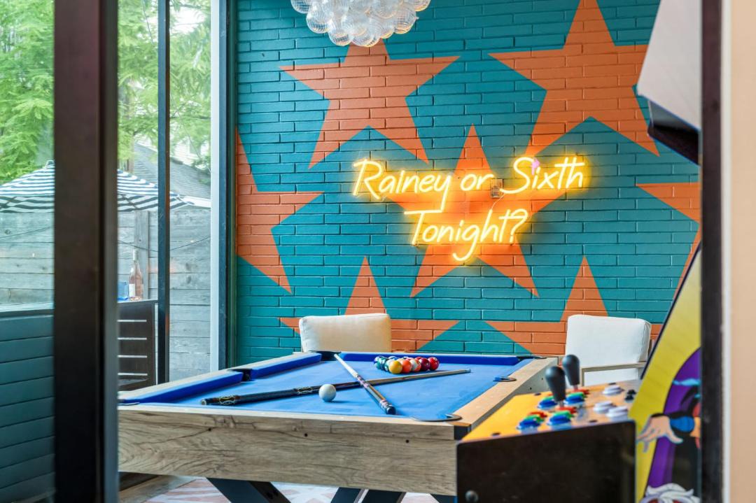 East Cesar Chavez House | Refined Rainey Retreat - Pool - Hot tub - Fire Pit
