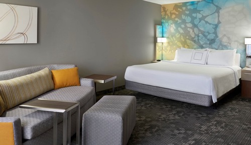 Studio, 1 King Bed with Sofa bed