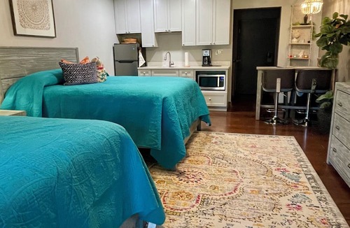 Elkhart Lake Condo | Fronting lively Lake Street in lovely Elkhart Lake, the Kick Back is your place!