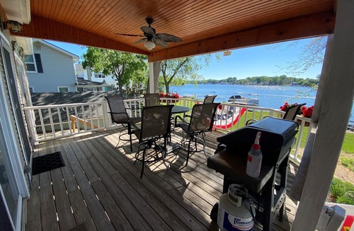 Brighton House | Lakefront Retreat Made Easy with Hot Tub, Lake Toys, Yard Games and Essentials