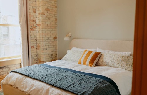 Traverse City Apartment | Downtown TC Luxe Landmark at The Union Guesthouse