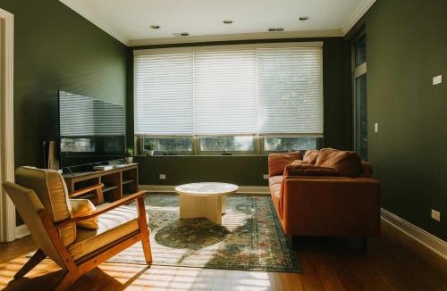River West Apartment | Private Balcony 1 Garage Parking Sleeps 6