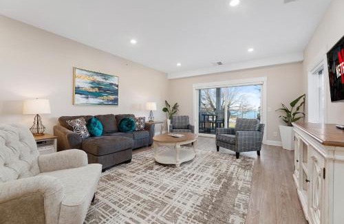 Traverse City Apartment | Luxury Downtown 2BDR Lake View Penthouse Condo steps to Beach 304E