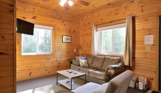 Snowmobile, Ski, or ATV Direct from This Cozy Cabin!