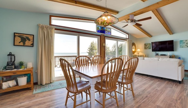 St. Ignace Cottage w/Deck & Beach on Lake Huron!