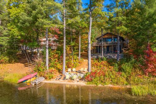 Deck & Fire Pit: Near ATV trails in Gaylord